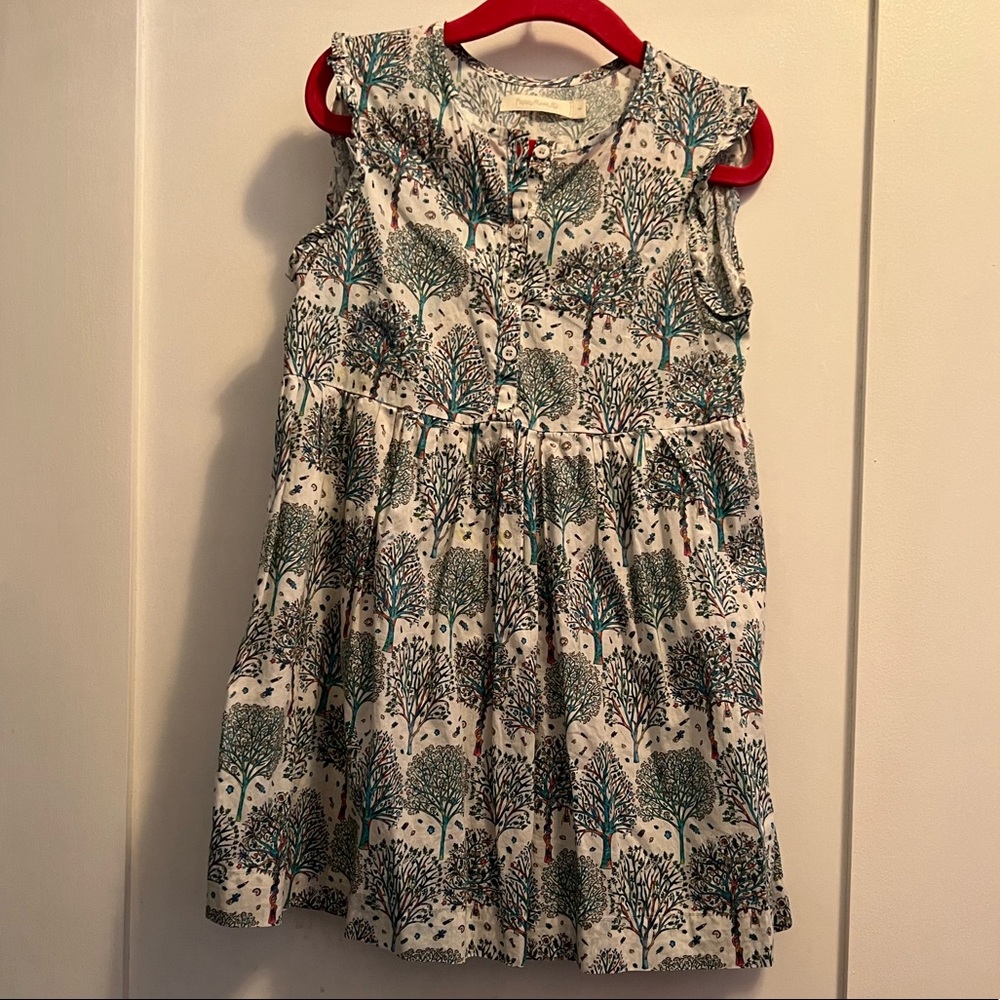 Poppy Rose Blue Trees Dress